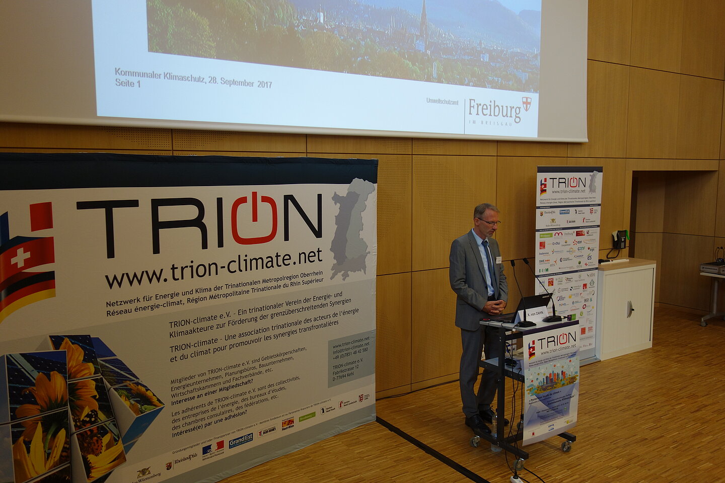 Dr. K. von Zahn, Leiter Amt für Umweltschutz der Stadt Freiburg