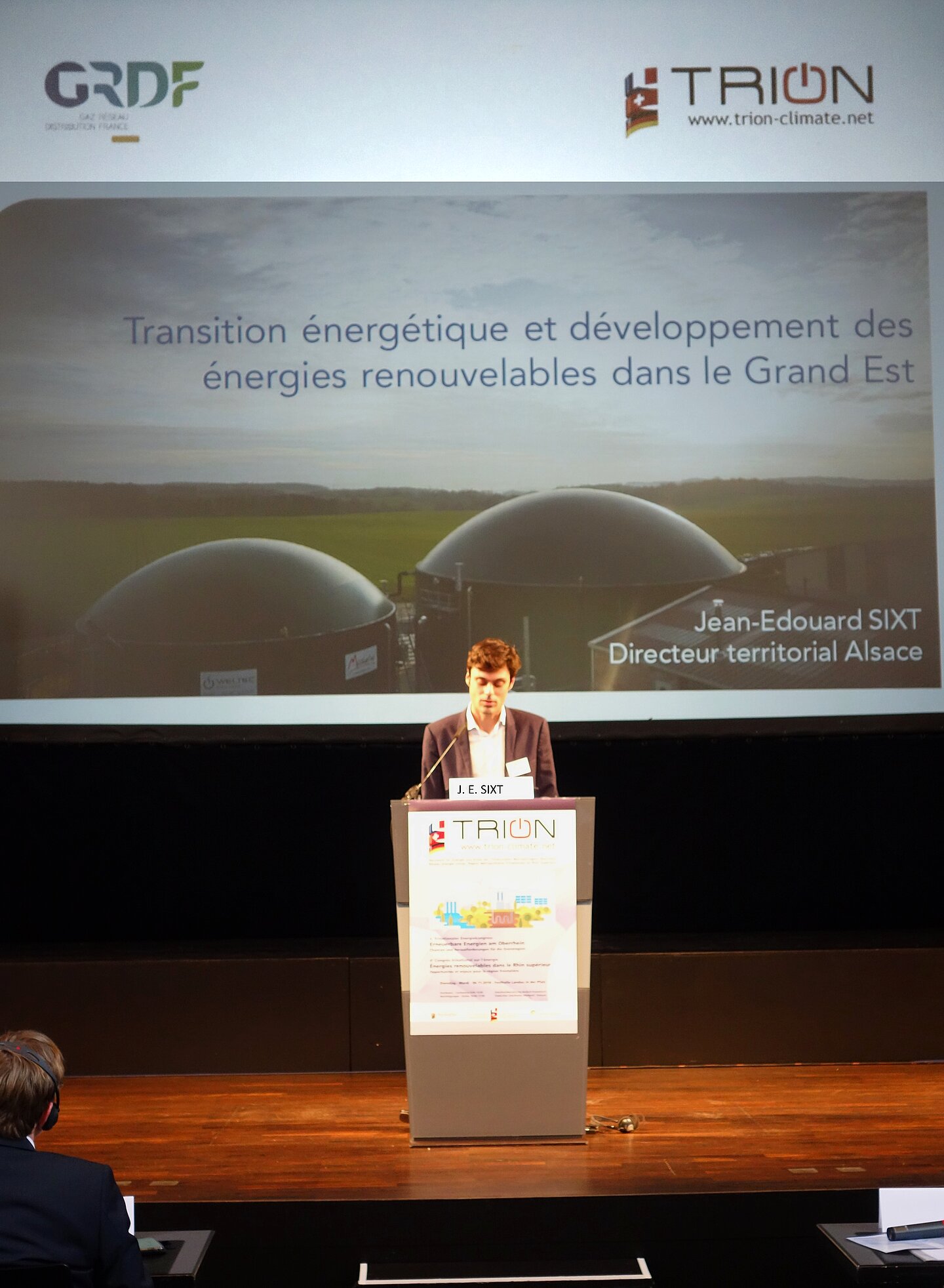 J.-E. Sixt, GRDF-Gaz Réseau Distribution France, Territorialdirektor Elsass