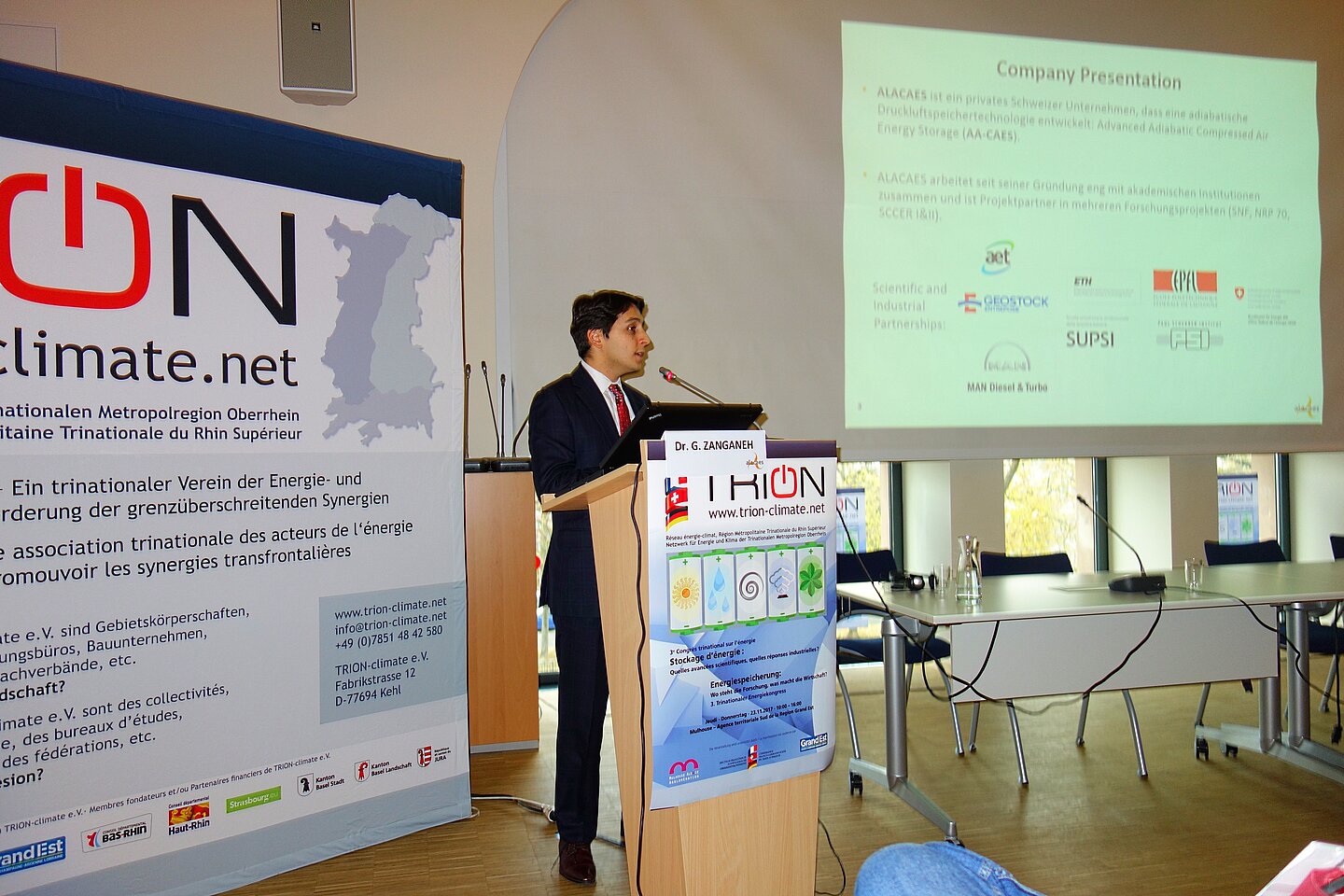 Dr. G. Zanganeh, Managing Director Alacaes Schweiz