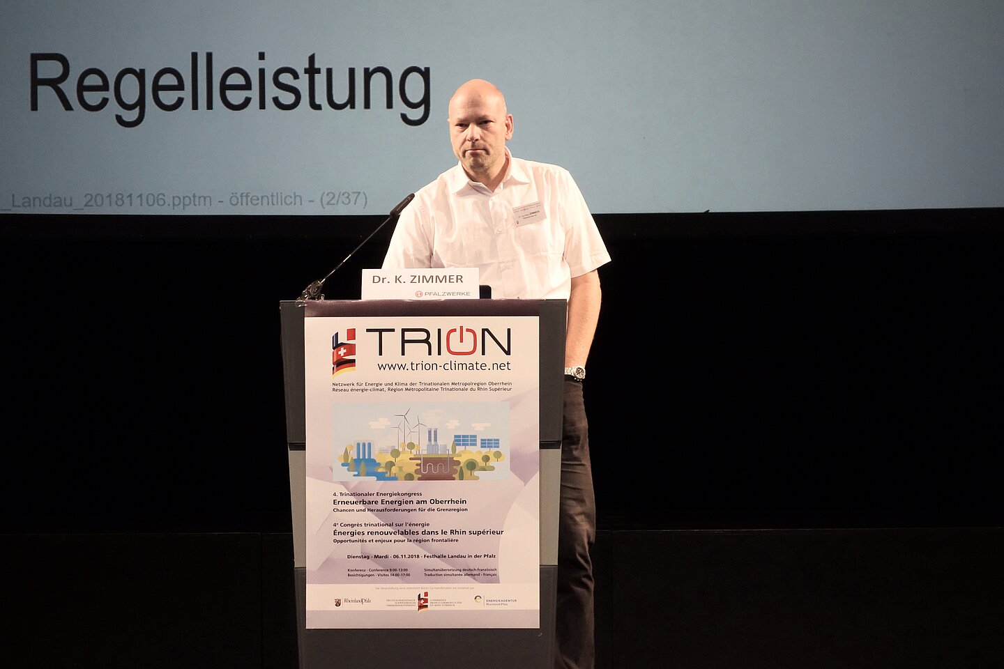 Keynote, Dr. Ing. Klaus Zimmer, Bereichsleiter Netzmanagement, Pfalzwerke Netz AG
