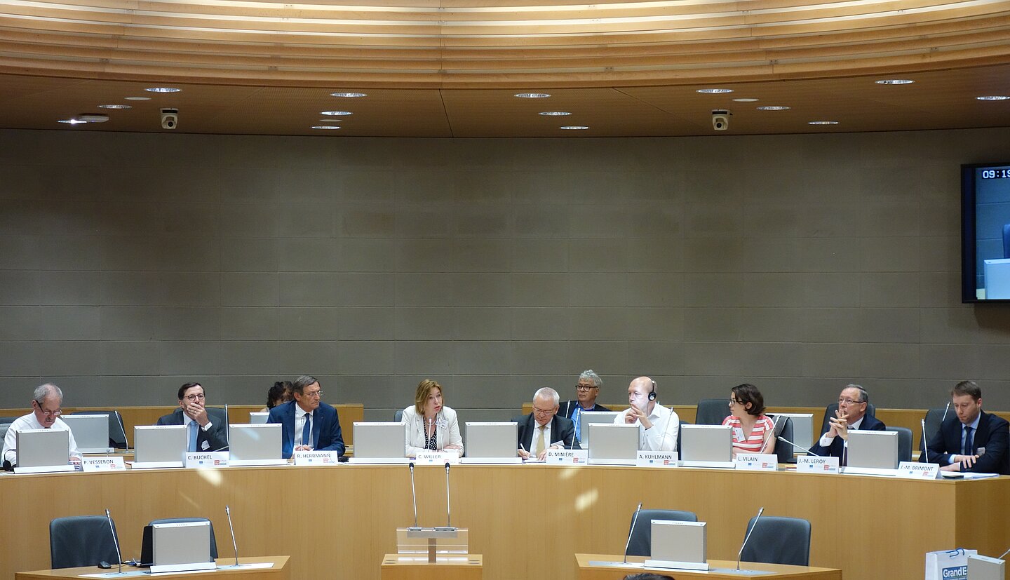 Begrüßung C. Willer, Vizepräsidentin der Région Grand-Est für Umweltfragen
