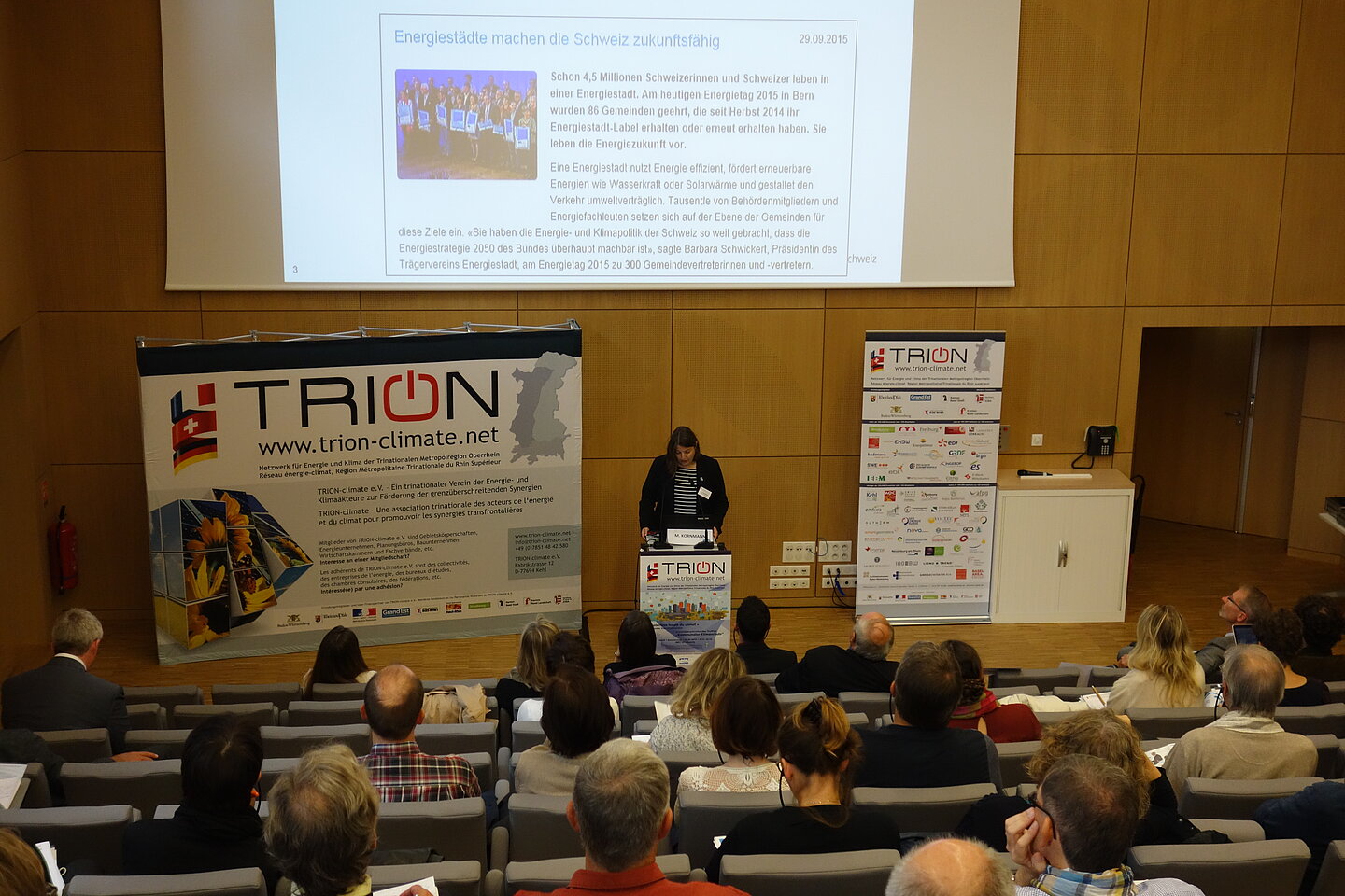 M. Kornmann, Co-Geschäftsführerin Trägerverein Energiestadt