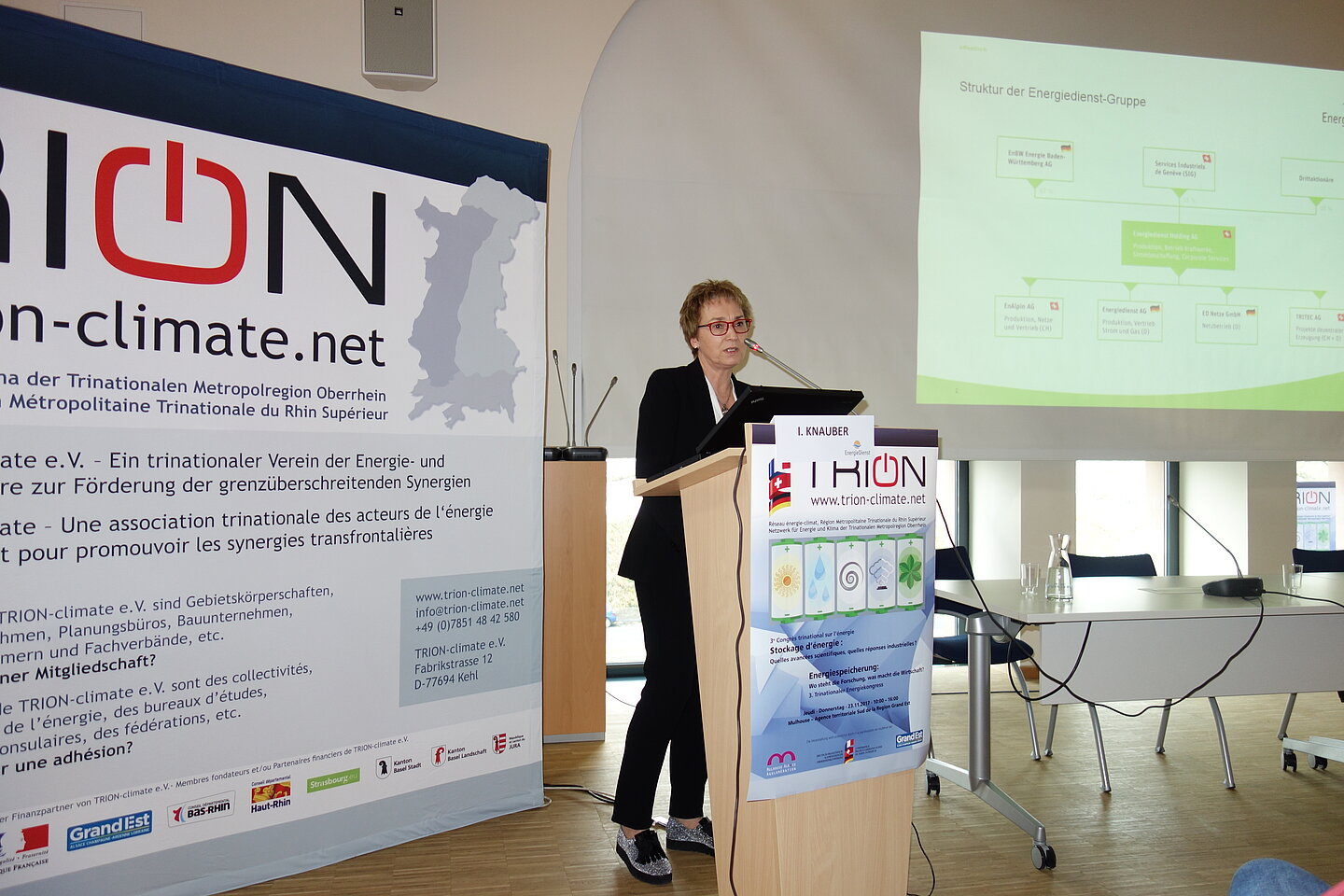 I. Knauberr, Leiterin Energiewirtschaft und Produktion, Energiedienst Holding AG