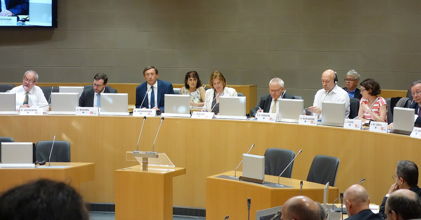 Session 1, R. Herrmann, Präsident der Eurometropole Strasbourg