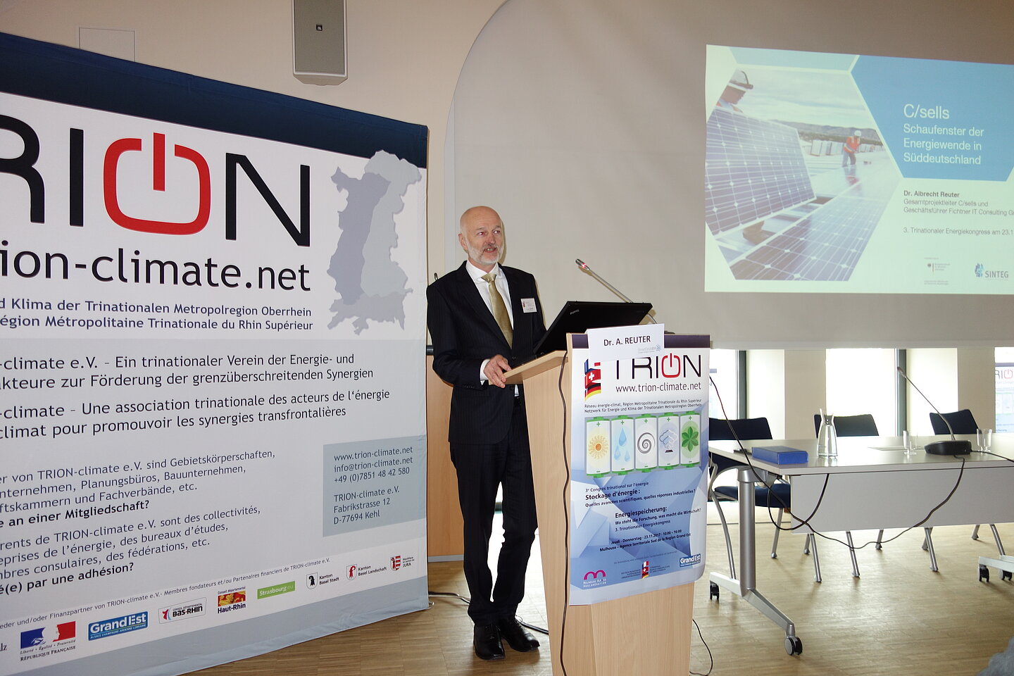 Dr. A. Reuter, Projektleiter C/sells, Geschäftsführer Fichtner IT Consulting GmbH / Vorstand Smart Grids-Plattform Baden-Württemberg e.V