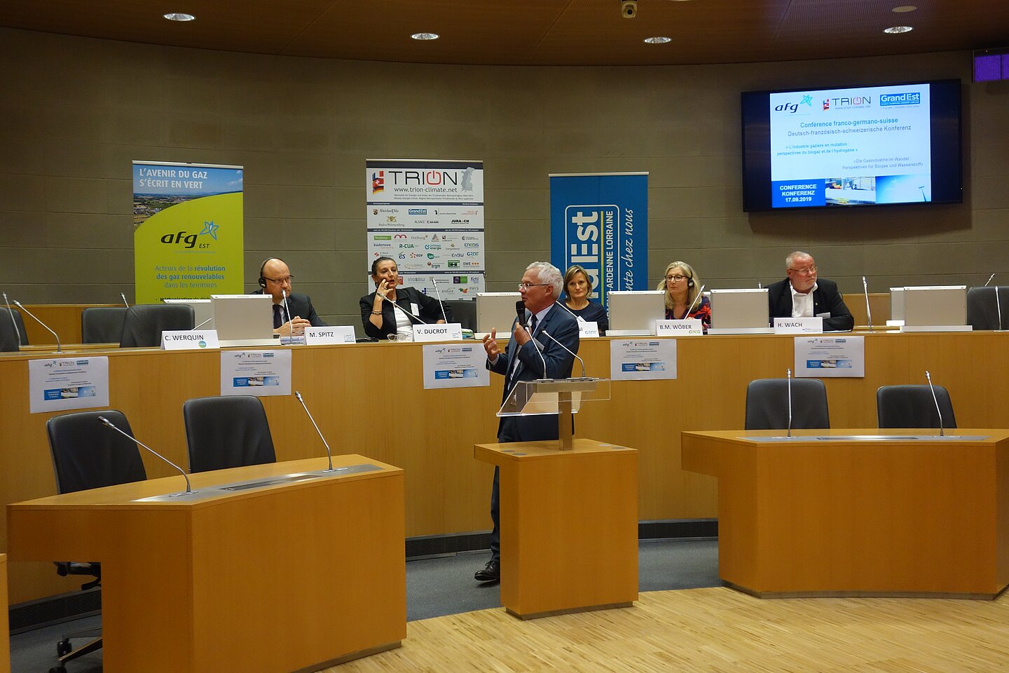 P. Corbin, Präsident des Französischen Gasverbandes AFG