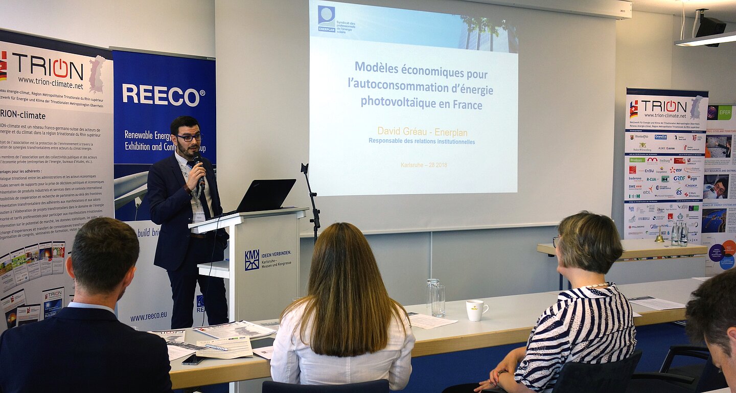 David Gréau, Instutional Relation Manager, ENERPLAN, Französischer Verband für Solarenergie